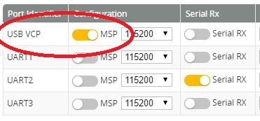 Résultat de recherche d'images pour "betaflight usb vcp"